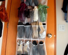 organization: shoes and purses